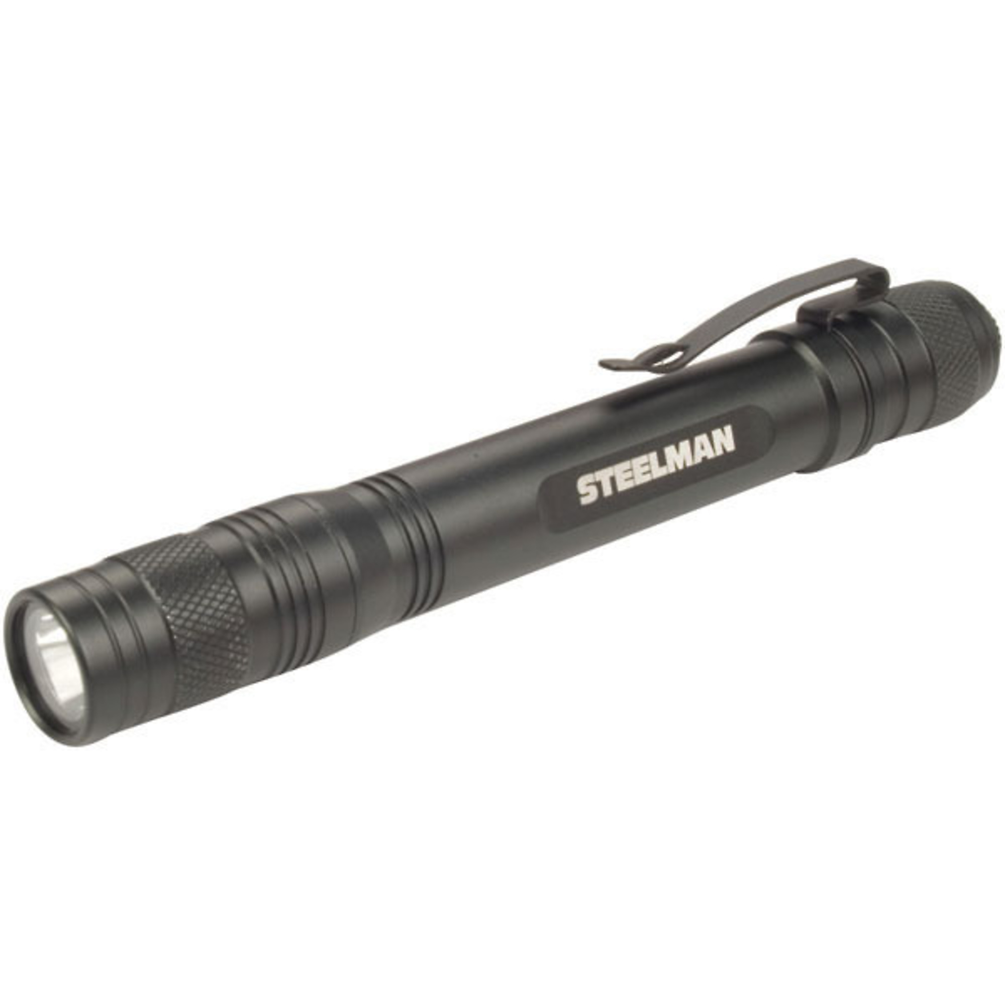 STEELMAN 2AA LED 95 Lumen Pen Light with Pocket Clip 95863